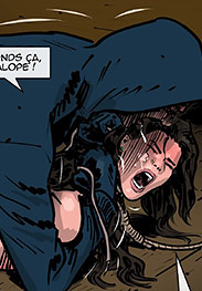 The narrative escalates with violent abductions, sexual assaults, and a chilling revelation of a human trafficking operation - Cheer Nightmare part 1 (fansadox 684) by Predondo, Skirtflipper