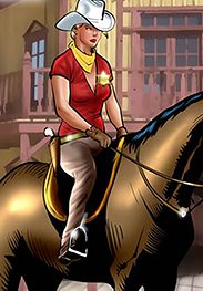 Sheriff lloyd will pay for ignoring the law - The queen of deadwood by Cagri